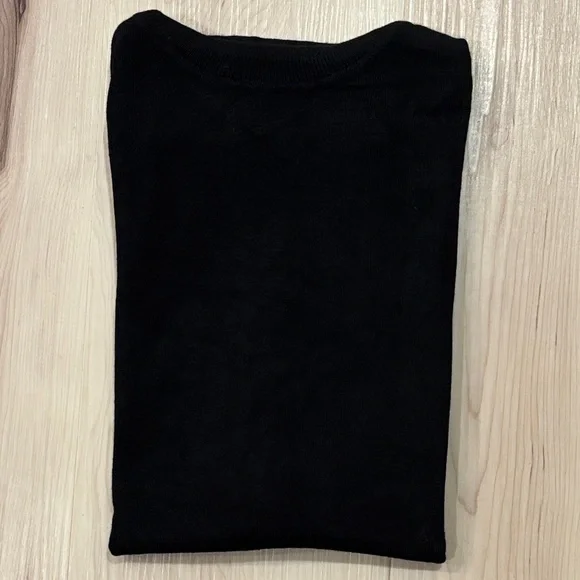 Anne Klein Black Knit Sleeveless Turtleneck - Picture 7 of 7